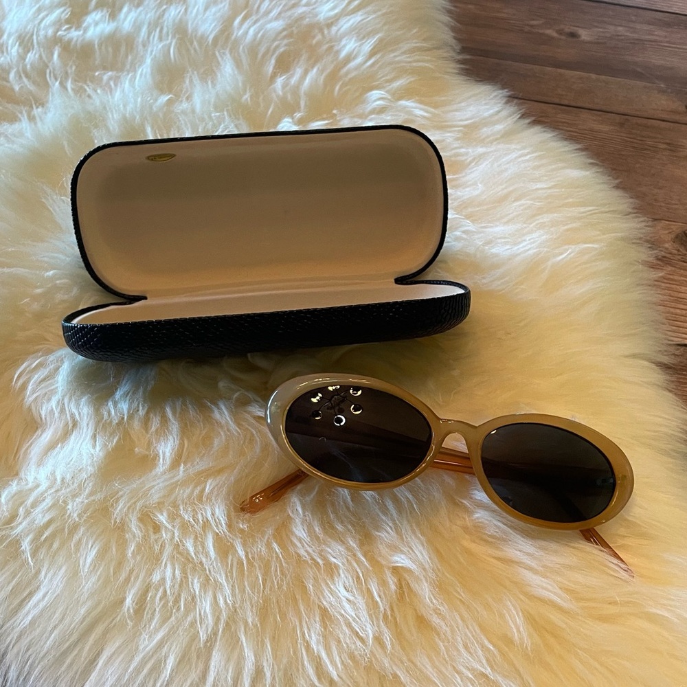 Vintage Liz Claiborne Cat Eye Sunnies & Anthro cleaning clothing